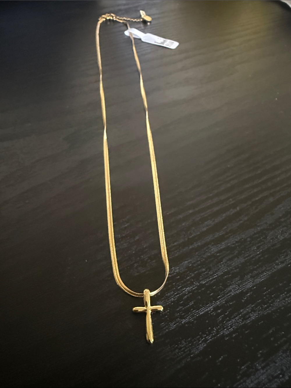 Gold Cross Pendant Necklace - Women's Jewelry
